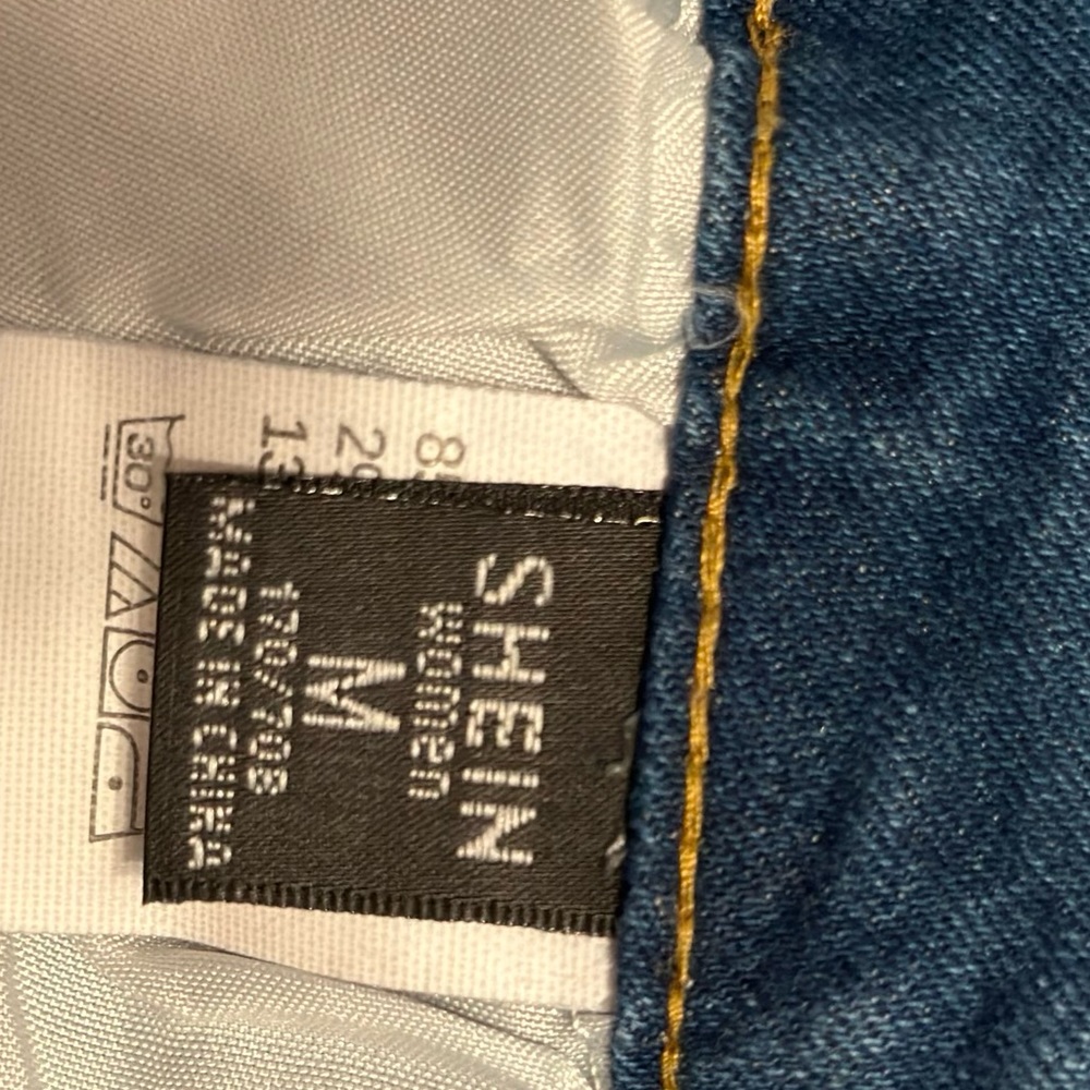 Denim High Rise Shorts - Picture 3 of 3